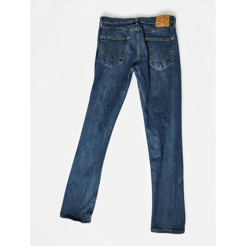 Levis 511 Slim Fit Mens Jeans Blue Denim Stretch 32x32 Medium Wash
